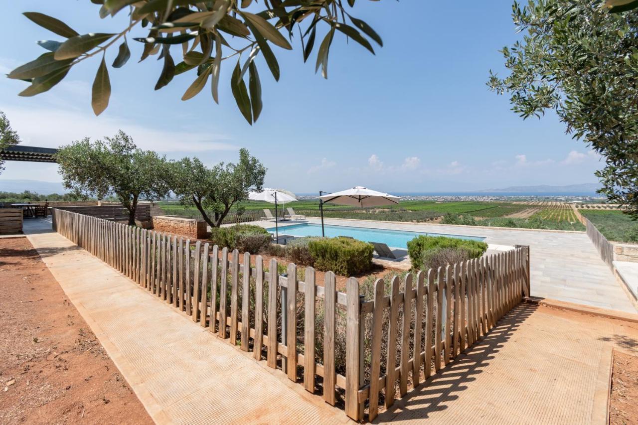 Villa The Olive Hill Ássos Exterior foto