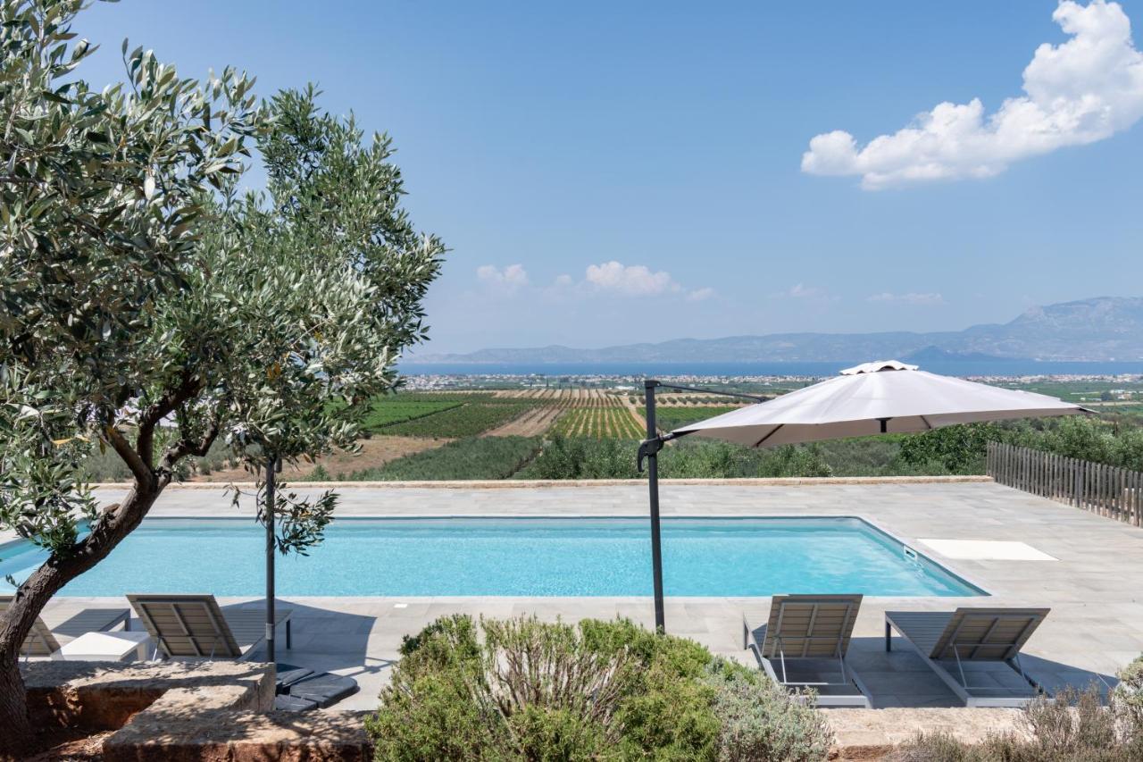Villa The Olive Hill Ássos Exterior foto