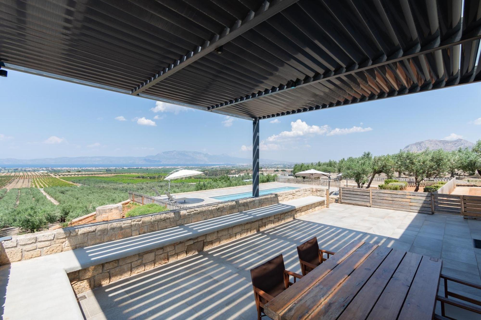 Villa The Olive Hill Ássos Exterior foto